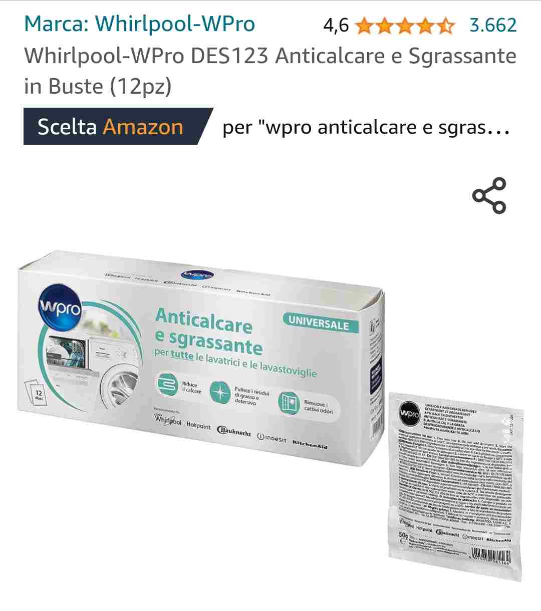 Anticalcare e sgrassante - Hotpoint IT